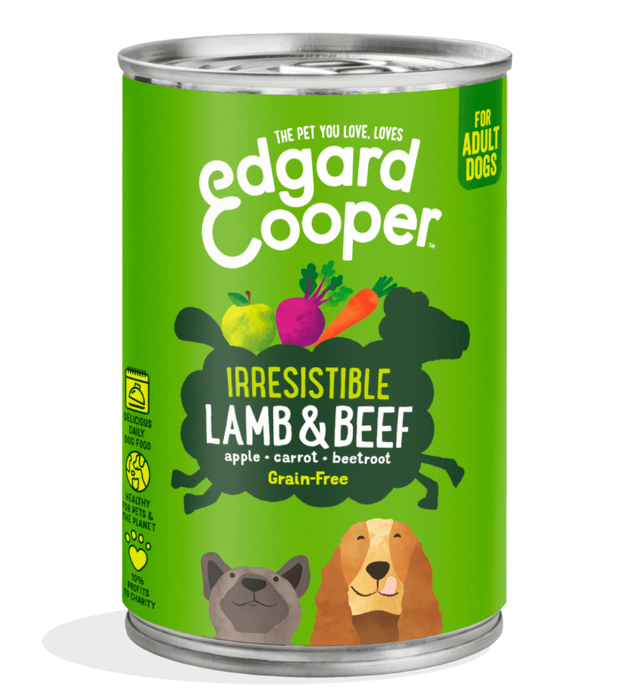 Edgard & Cooper Lam & Rund hond natvoer blik 400 gram