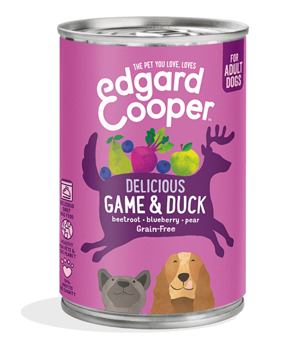 Edgard & Cooper Wild & Eend hond natvoer blik 400 gram