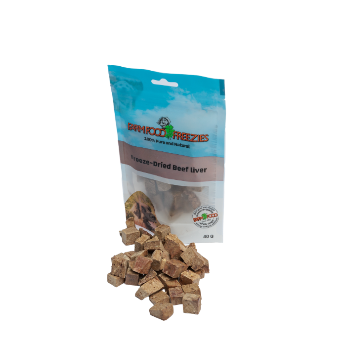 Farm Food Freezies hondensnacks Runderlever 40gr