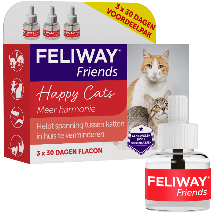 Feliway Friends navulling 3x48ml