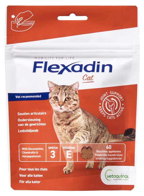 Flexadin kat 60 kauwbrokjes