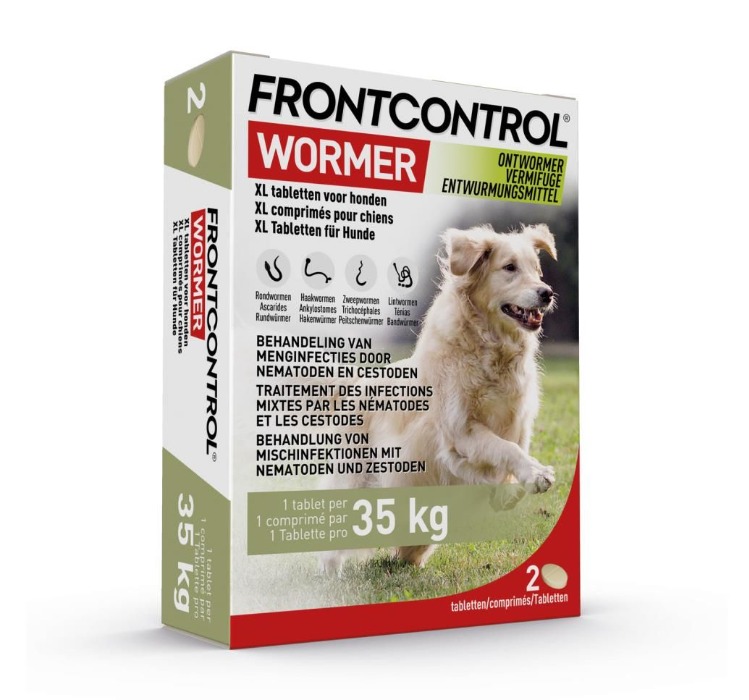 Frontcontrol ontwormer Hond XL