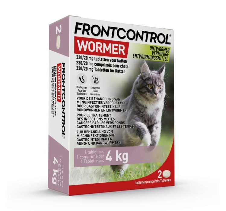 Frontcontrol ontwormer Kat