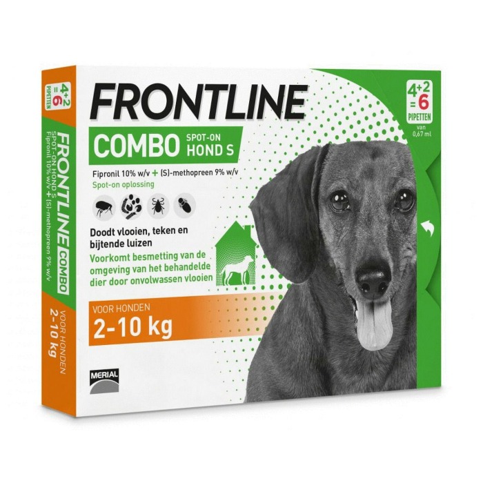 Frontline Combo Spot On 1 Hond Small - Anti vlooien en tekenmiddel - 4+2 pip