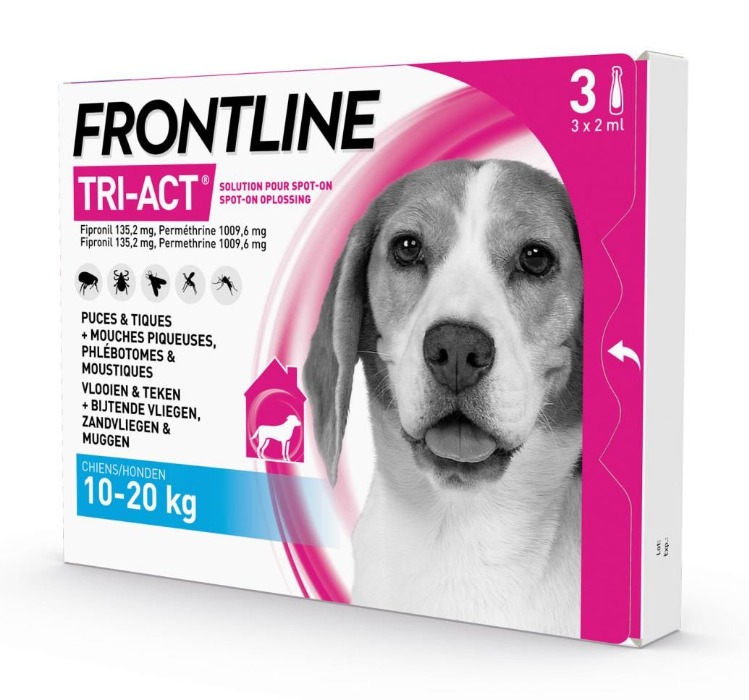 Frontline Tri-Act M hond 10 - 20 kilo