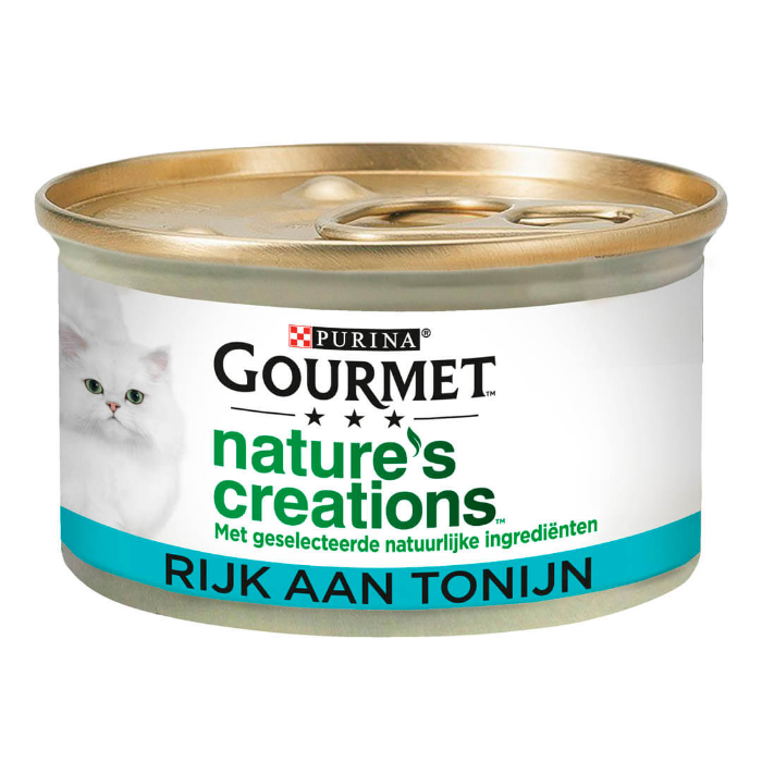 GOURMET Nature's Creations Tonijn kattenvoer nat 85gr