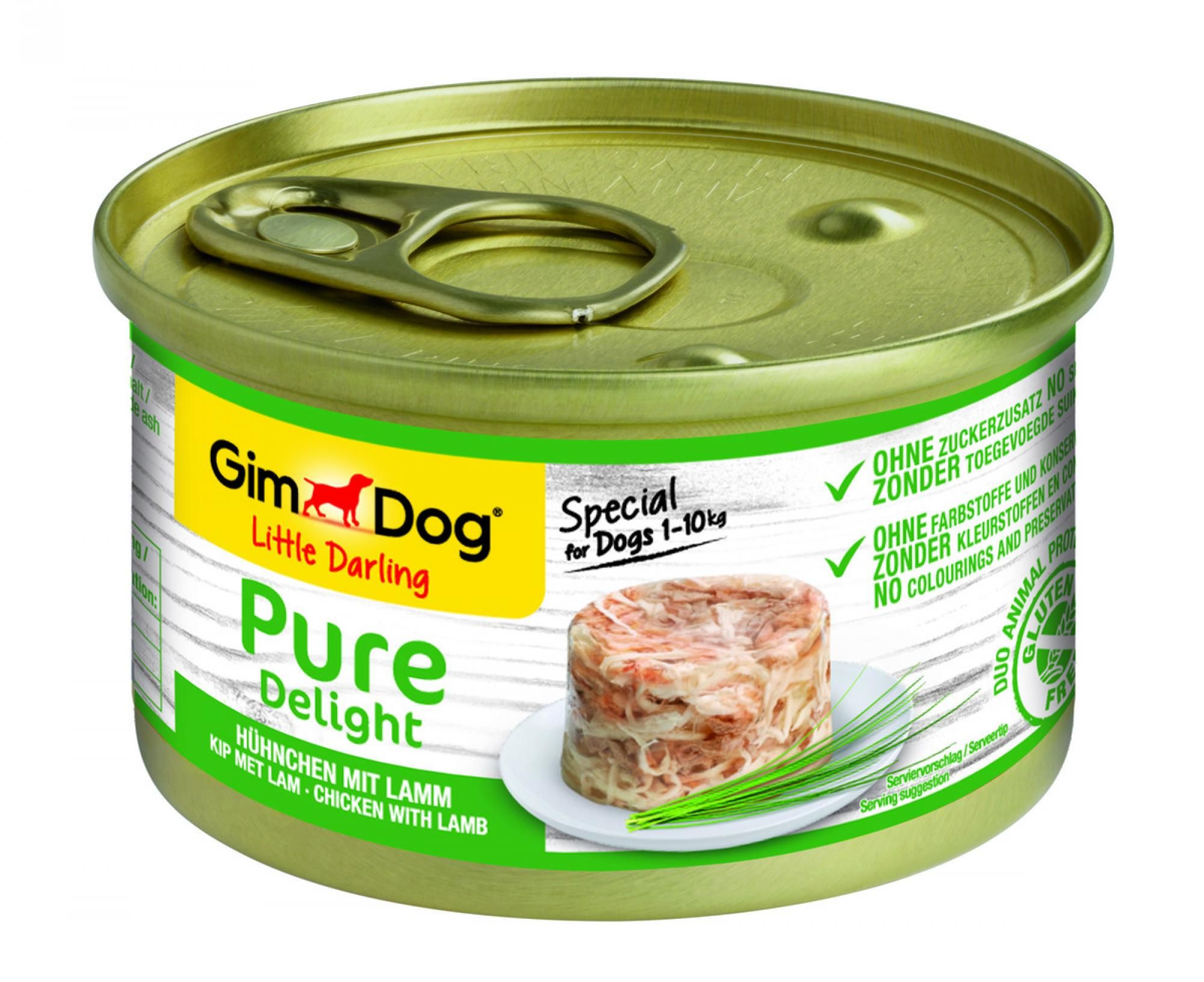 Gimdog Pure Delight Kip met Lam 85gr