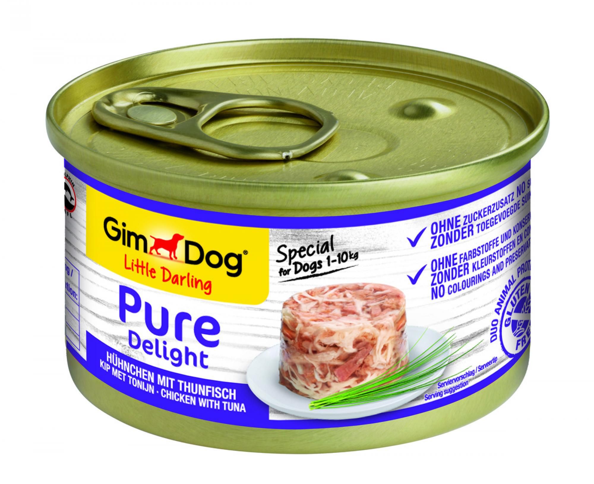 Gimdog Pure Delight Kip met Tonijn 85gr