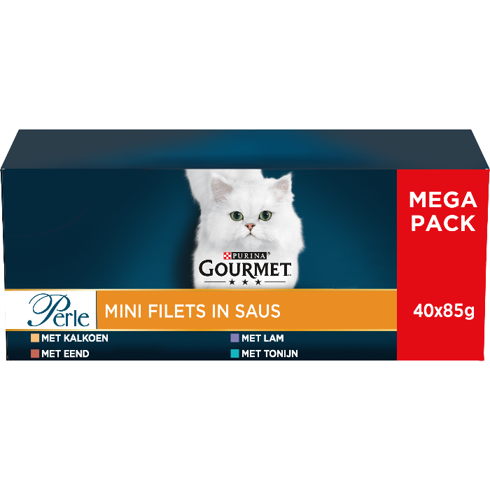 Gourmet Perle Mini Filets in Saus met Kalkoen