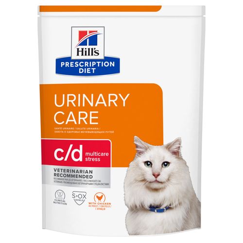 Hill&apos;s Prescription Diet C/D Multicare Stress Urinary Care kattenvoer met Kip 1.5kg zak