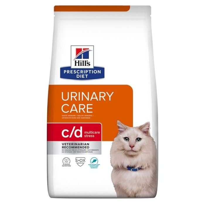 Hill&apos;s Prescription Diet C/D Multicare Stress Urinary Care kattenvoer met Kip 12kg zak