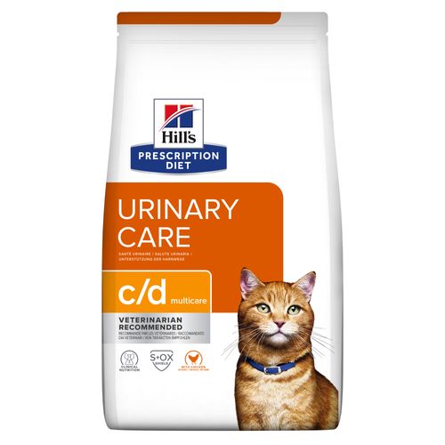 Hill&apos;s Prescription Diet C/D Multicare Urinary Care kattenvoer met Kip 8kg zak