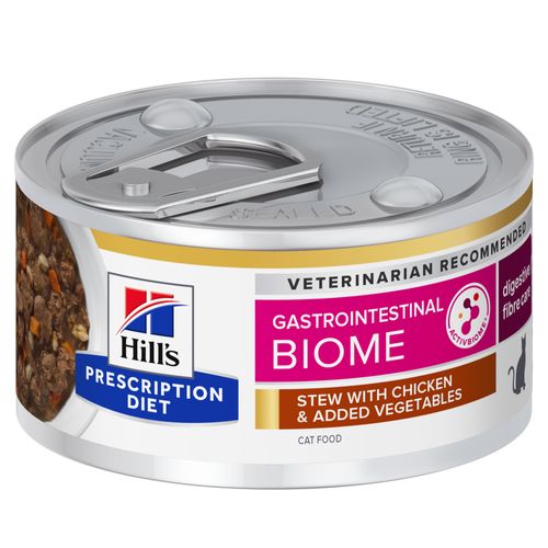 Hill&apos;s Prescription Diet Gastrointestinal Biome Stoofpotje voor kat 82g blik