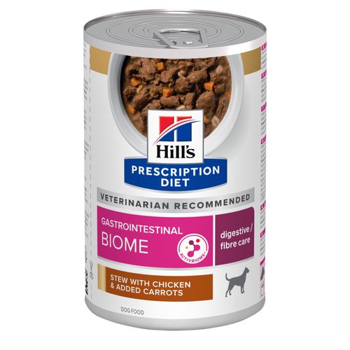 Hill&apos;s Prescription Diet Gastrointestinal Biome kip hondenvoer stoofpotje kip & wortelen 354g blik