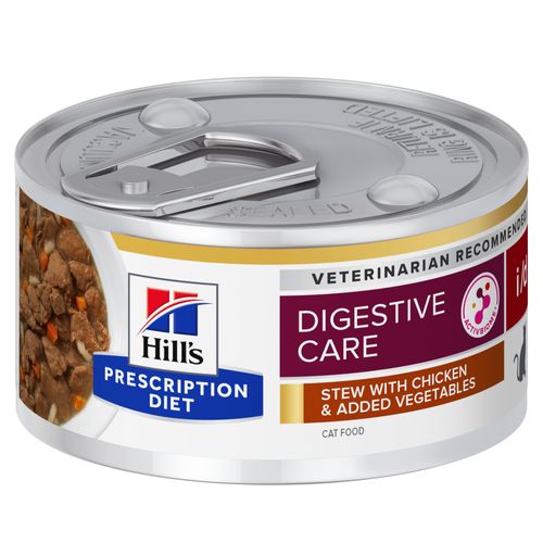 Hill&apos;s Prescription Diet I/D Digestive Care Stoofpotje Kat met Kip & Groenten 82g blik