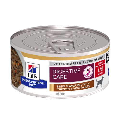 Hill&apos;s Prescription Diet I/D Stress Mini Digestive Care Stoofpotje Hond met Kip & Groenten 156g blik