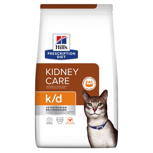 Hill&apos;s Prescription Diet K/D Kidney Care kattenvoer met Kip 1