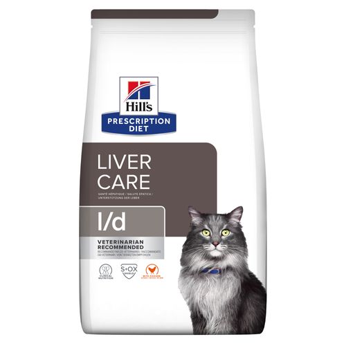 Hill&apos;s Prescription Diet L/D Liver Care kattenvoer met Kip 1