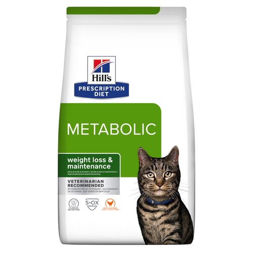 Hill&apos;s Prescription Diet Metabolic Weight Management kattenvoer met Kip 3kg zak