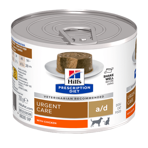 Hill&apos;s Prescription Diet a/d Urgent Care hondenvoer en kattenvoer met Kip 200 gram