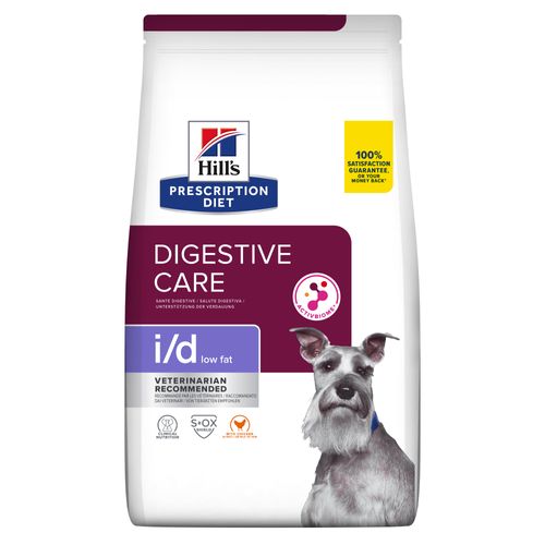 Hill&apos;s Prescription Diet i/d Low Fat Digestive Care met kip hondenvoer 4kg