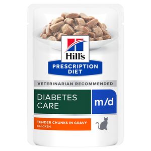 Hill&apos;s Prescription Diet m/d Diabetes Care kattenvoer met Kip 12x85gr