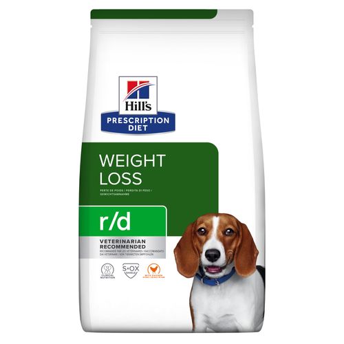 Hill&apos;s Prescription Diet r/d Weight Reduction hondenvoer met Kip 4kg zak