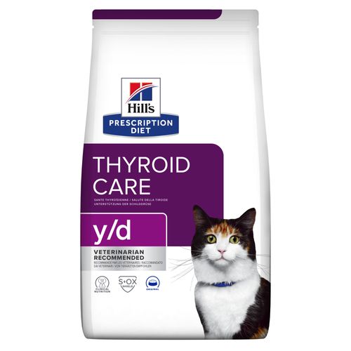 Hill&apos;s Prescription Diet y/d Thyroid Care kattenvoer 1