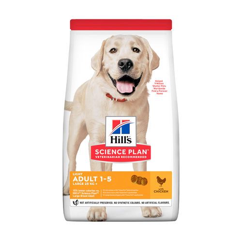 Hill's Science Plan Hond Adult Light Large Breed Kip 14kg