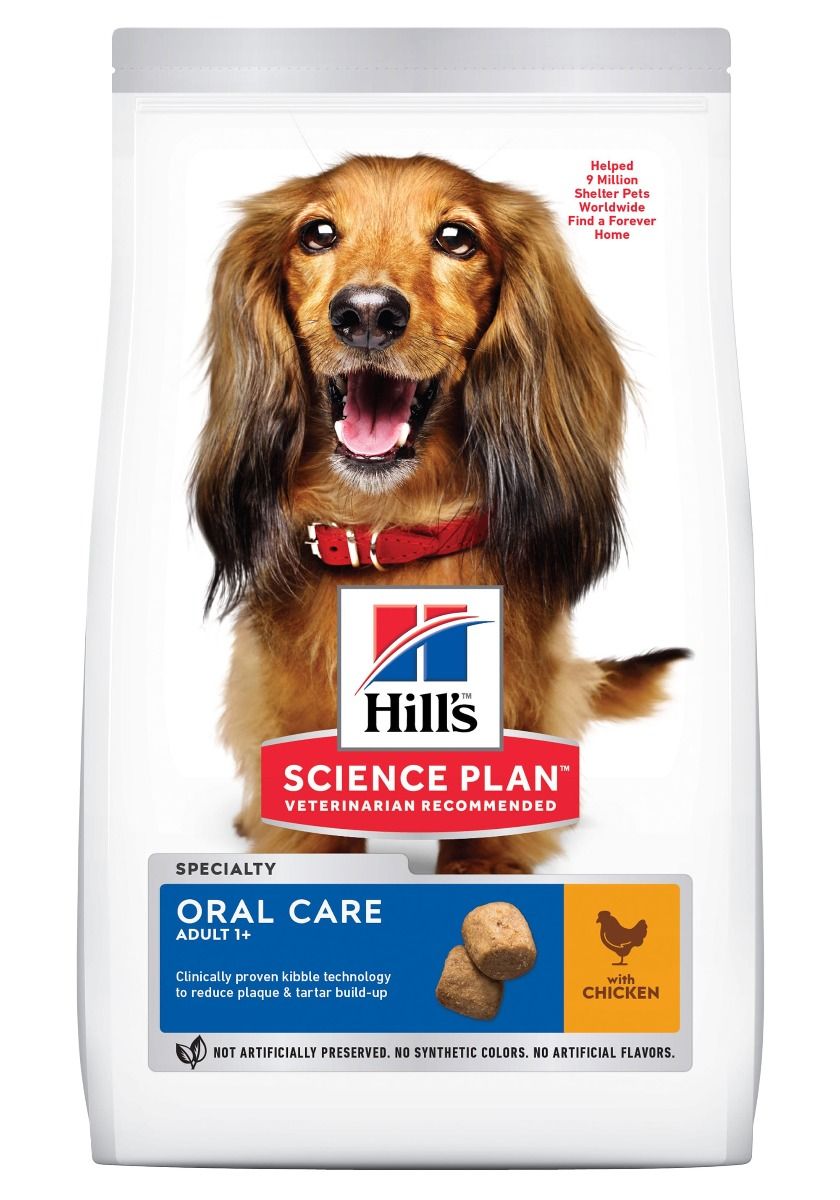 Hill's Science Plan Hond Adult Oral Care Medium Kip 2kg