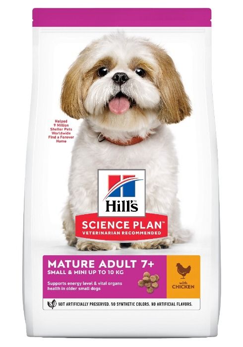 Hill&apos;s Science Plan Hond Mature Adult Small&Mini Kip 1
