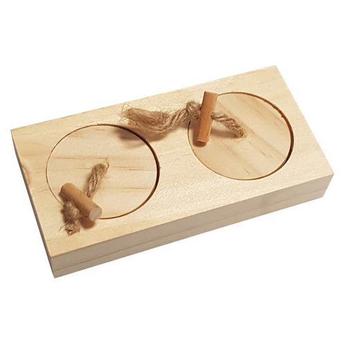 Houten Sniffle `n snack puzzle Cas 12x6x2