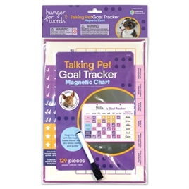 Hunger For Words talking pet goal tracker hond