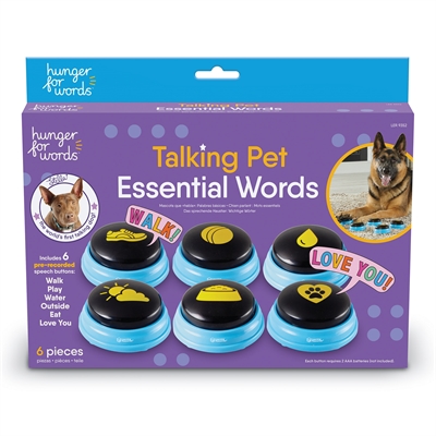 Hunger for words talking pet essential words set 28