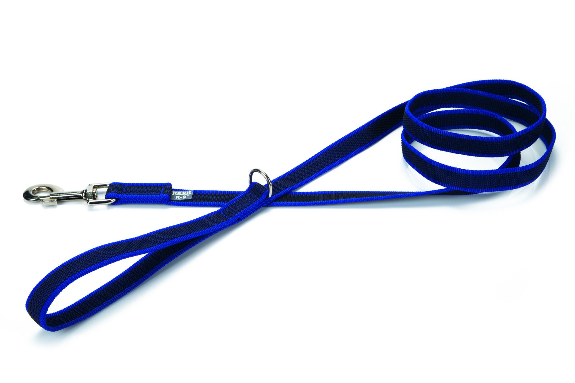 Julius K9 Antislip Lijn+Handvat Blauw 1