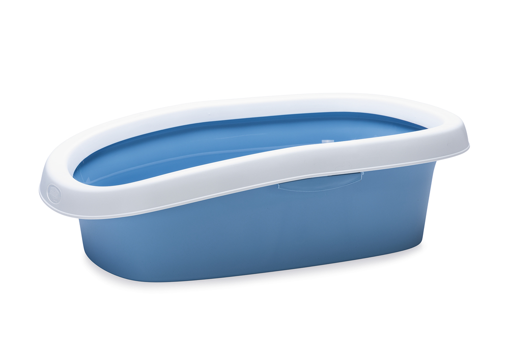 Kattenbak Sprint 20 Wit/Blauw 39X58X17