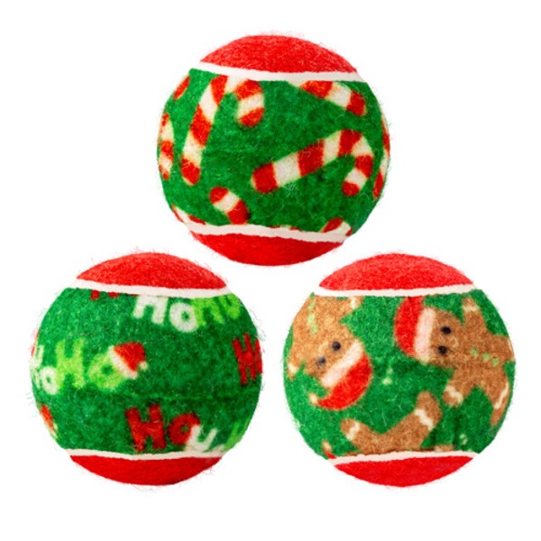 Kong Holiday SqueakAir Balls 6 stuks M hondenspeelgoed