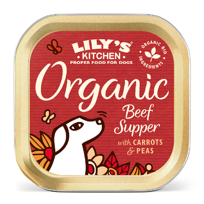 Lily's Kitchen Organic Supper Rund natvoer hond 11 x 150 gram