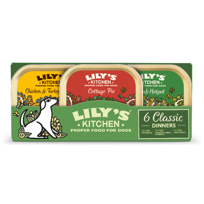 Lily's Kitchen Classic Dinners Multipack Adult natvoer hond 6 x 150 gram