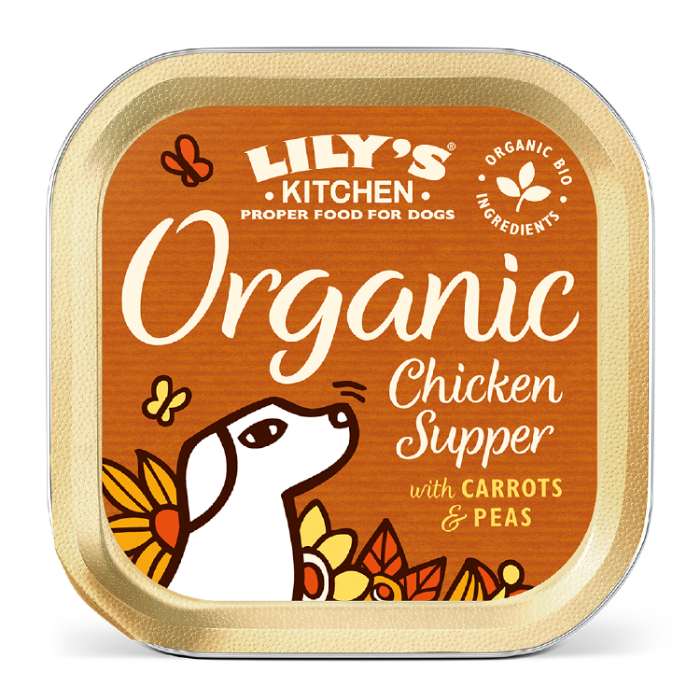 Lily&apos;s Kitchen Organic Supper met Kip natvoer hond 11 x 150 gram