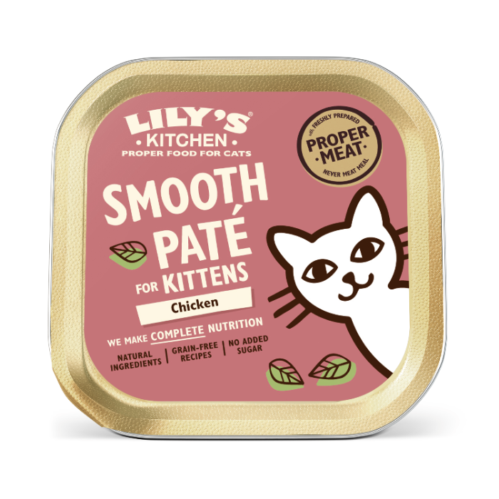 Lily&apos;s Kitchen Paté met Kip Kitten natvoer 19 x 85 gram