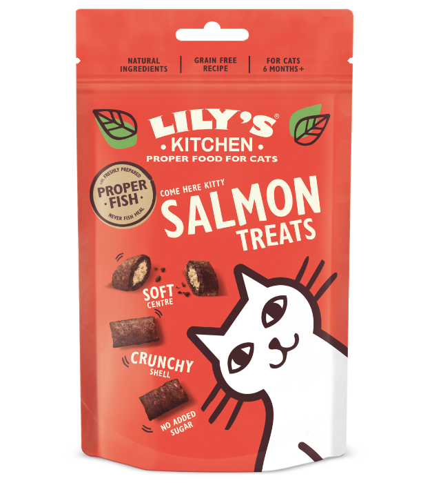 Lily&apos;s Kitchen kattensnacks met zalm 60 gram