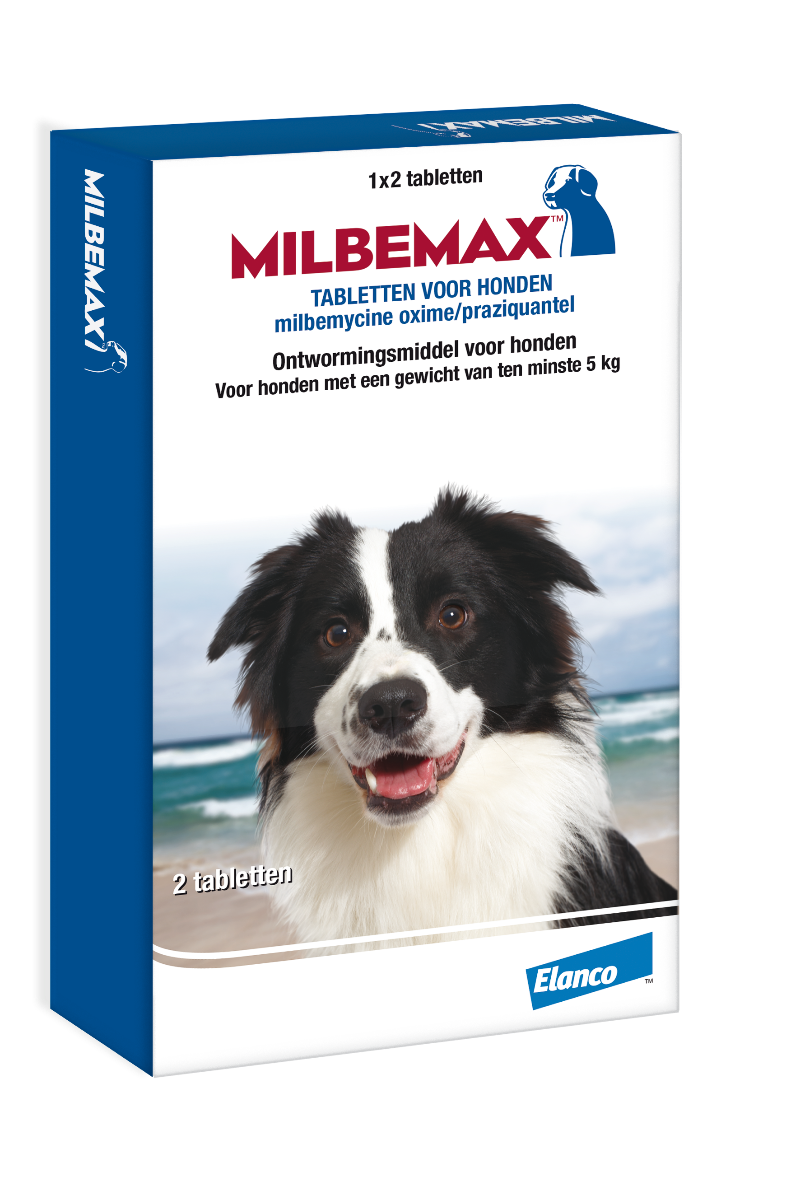 Milbemax ontworming hond vanaf 5 kilo
