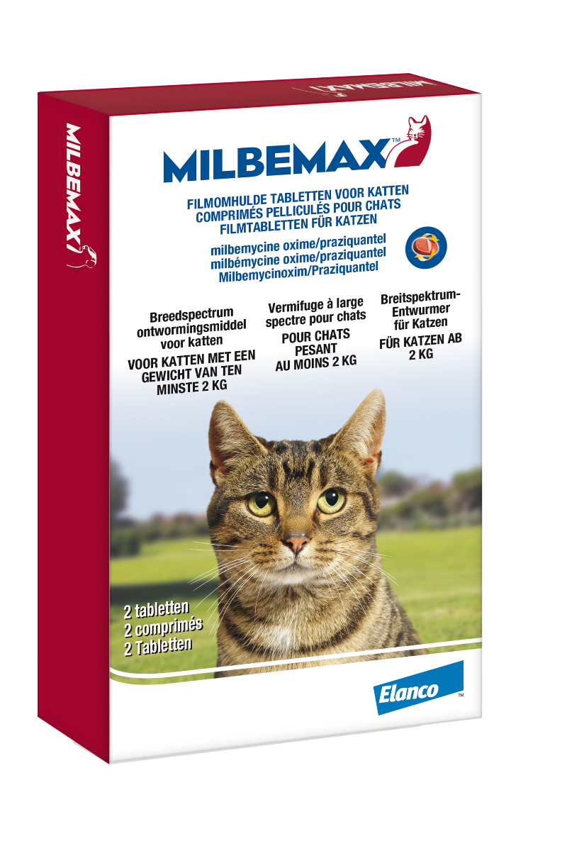 Milbemax ontworming kat vanaf 2 kilo