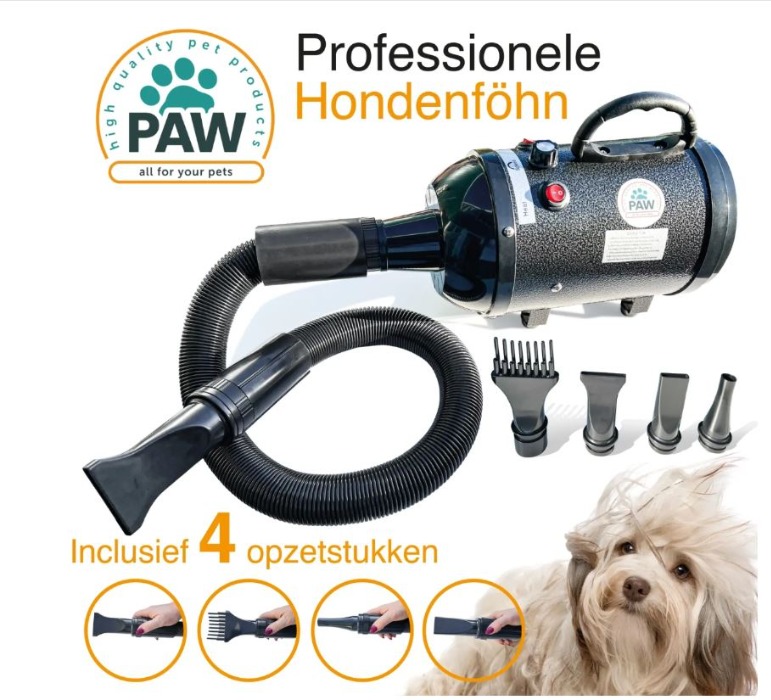 Paw Waterblazer vachtverzorging hond 2200 Watt