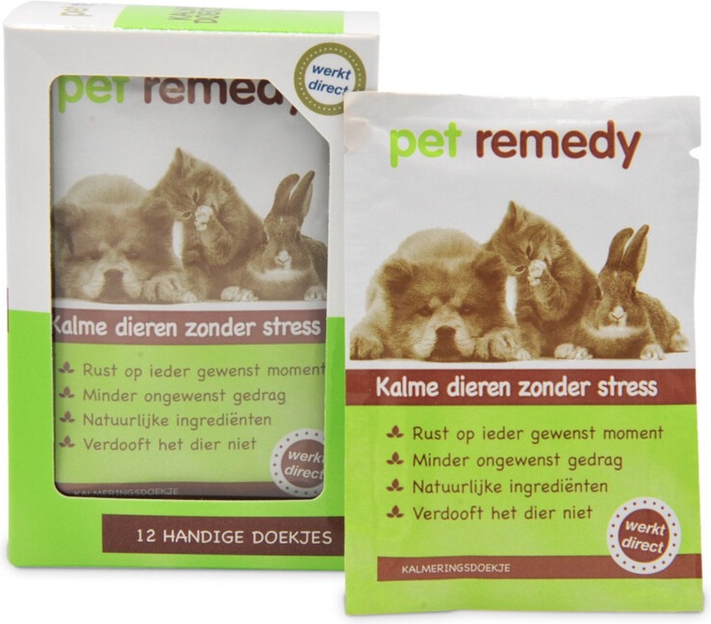 Pet Remedy kalmerende doekjes 12st