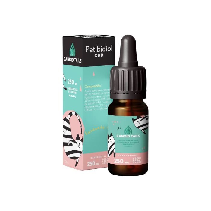Petibidiol 250 mg CBD olie kat 10 ml