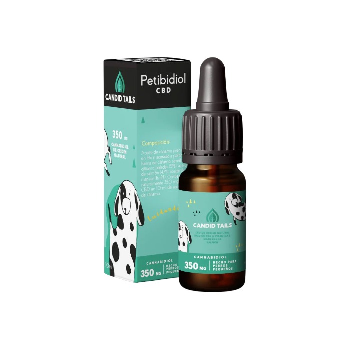 Petibidiol 350 mg CBD olie kleine hond 10 ml