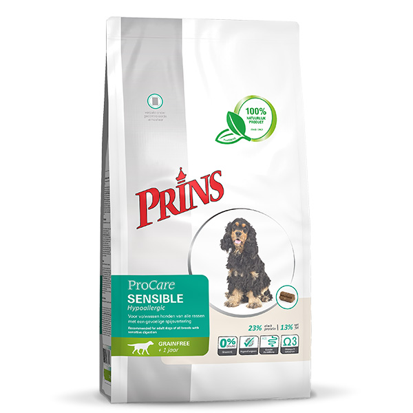 Prins Procare Graanvrij Sensible Hypoallergic hondenvoer 3kg