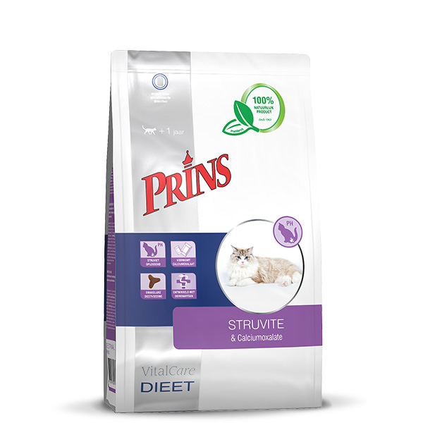 Prins VitalCare Dieet Struvite & Calciumoxalate kattenvoer 1